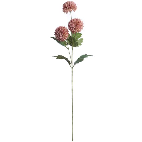 Michaels, 27" Dark Pink Zinnia Stem by Ashland® – Category: Fall Floral Stems